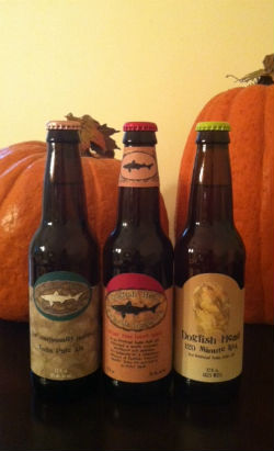 four and a half hours of dogfish head