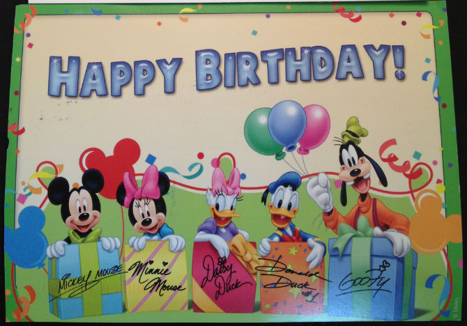 mickey mouse birthday card