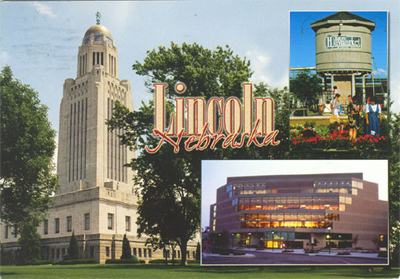 lincoln post card